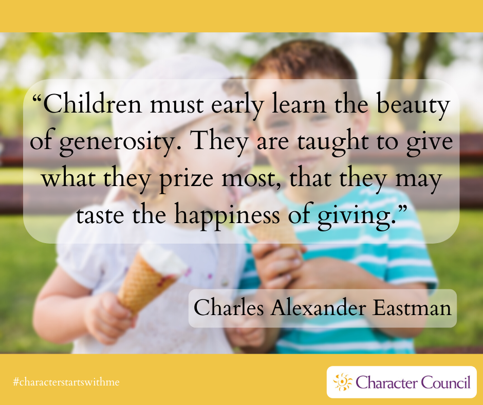 generosity quotes for kids