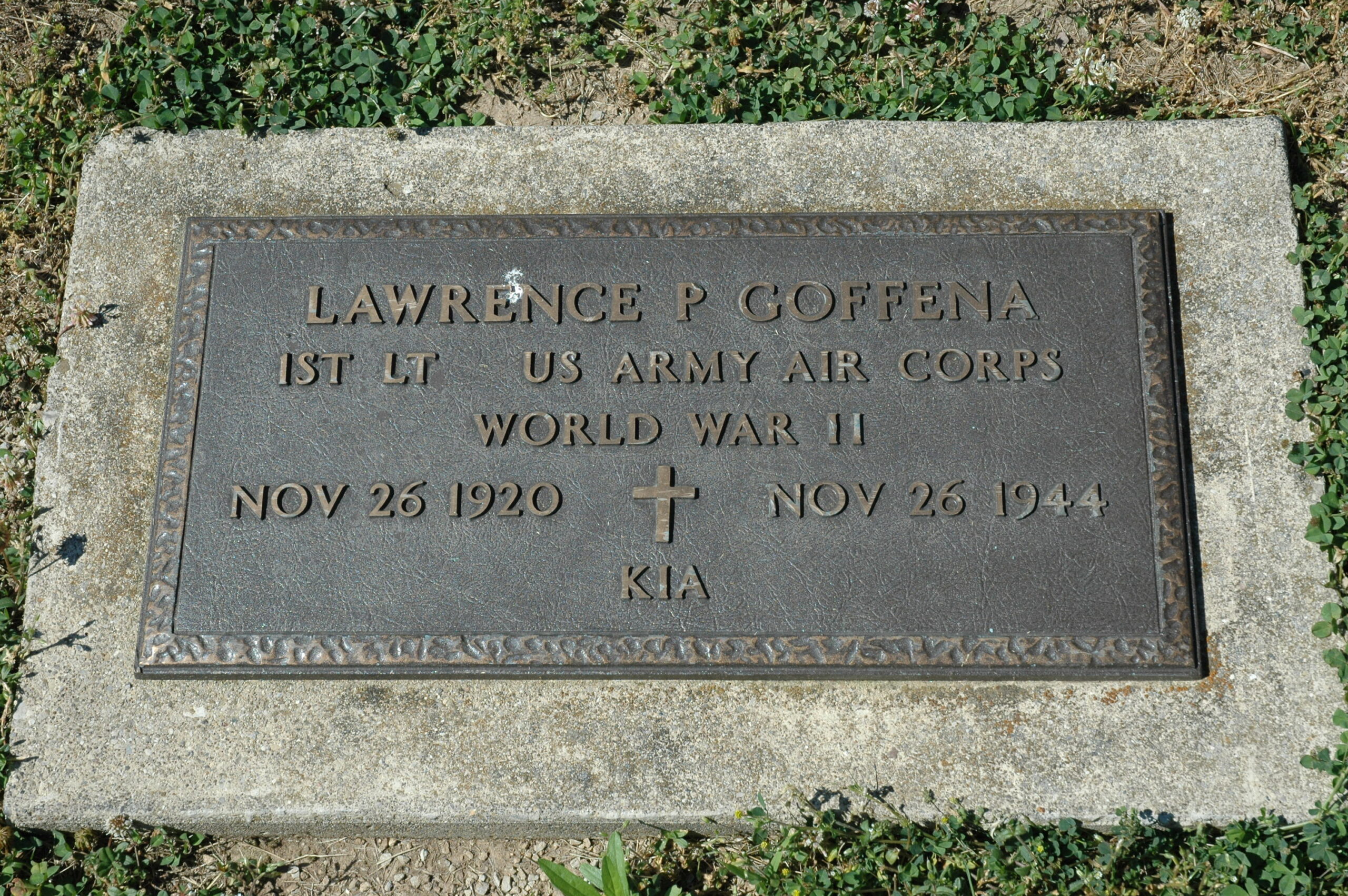 goffena gravestone