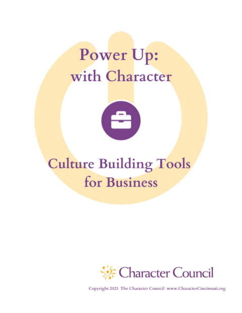 Power Up with Character: Monthly Business Resources